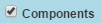 Image of Components checkbox